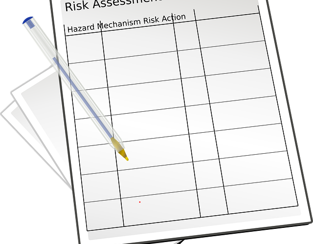 Immagine di tabella per Risk Assessment